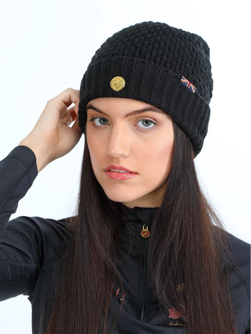 Aubrion Team Beanie Hat in Black-1